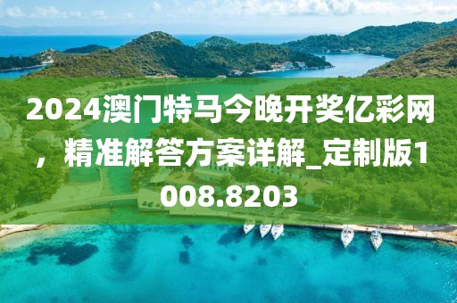 2024澳门特马今晚开奖亿彩网，精准解答方案详解_定制版1008.8203