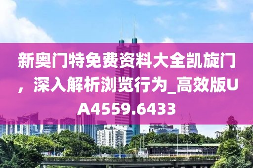 新奥门特免费资料大全凯旋门，深入解析浏览行为_高效版UA4559.6433