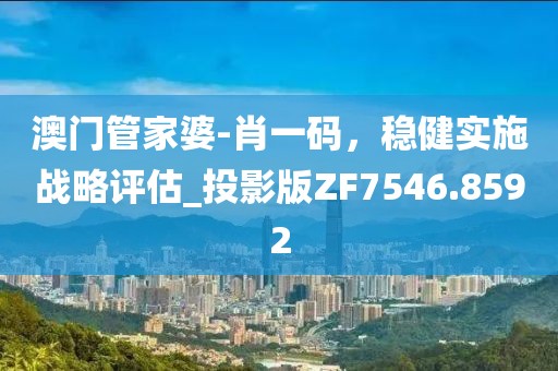 澳门管家婆-肖一码，稳健实施战略评估_投影版ZF7546.8592