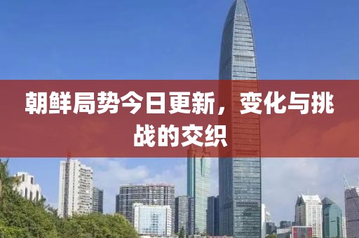 朝鲜局势今日更新，变化与挑战的交织