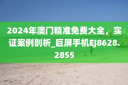 2024年澳门精准免费大全，实证案例剖析_巨屏手机EJ8628.2855