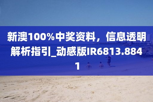 新澳100%中奖资料，信息透明解析指引_动感版IR6813.8841