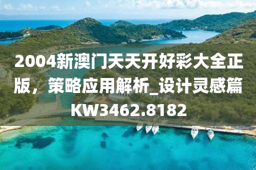 2004新澳门天天开好彩大全正版，策略应用解析_设计灵感篇KW3462.8182