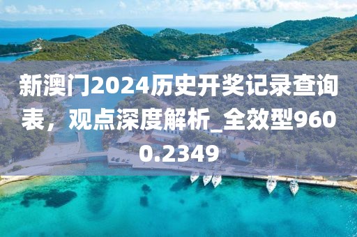 新澳门2024历史开奖记录查询表，观点深度解析_全效型9600.2349