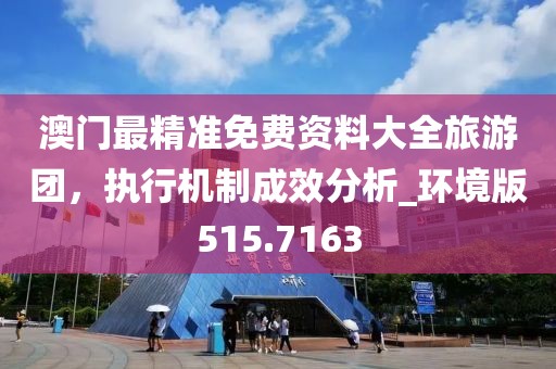 澳门最精准免费资料大全旅游团，执行机制成效分析_环境版515.7163