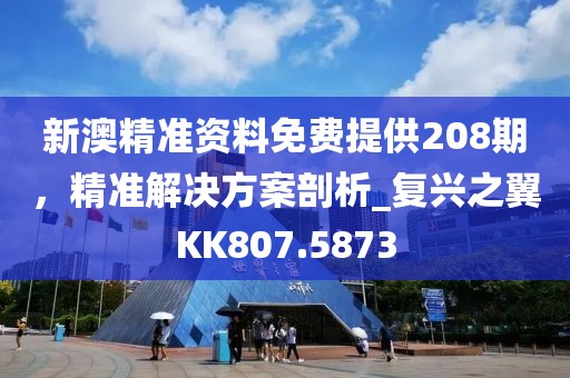 新澳精准资料免费提供208期，精准解决方案剖析_复兴之翼KK807.5873