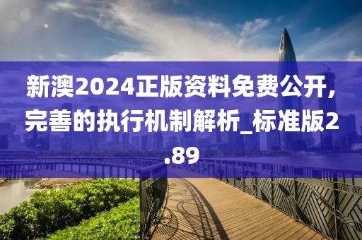 新澳2024正版资料免费公开,完善的执行机制解析_标准版2.89