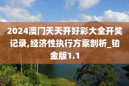 2024澳门天天开好彩大全开奖记录,经济性执行方案剖析_铂金版1.1