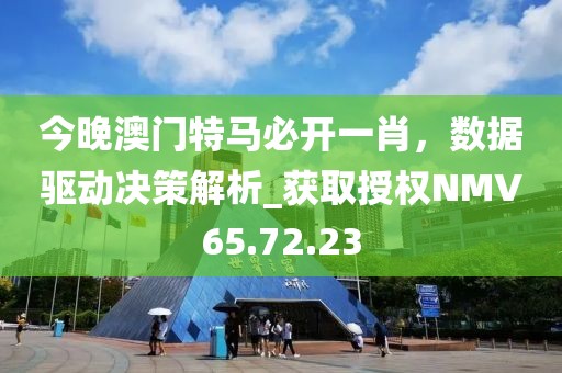 今晚澳门特马必开一肖，数据驱动决策解析_获取授权NMV65.72.23
