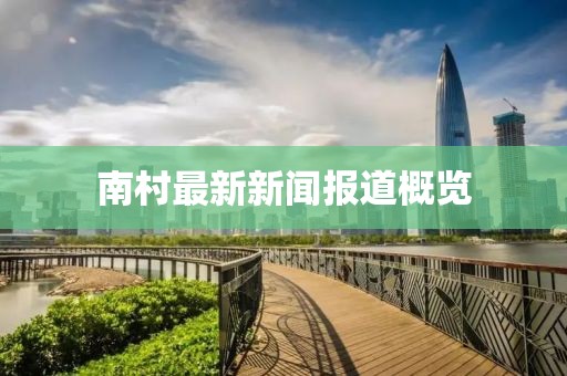南村最新新闻报道概览