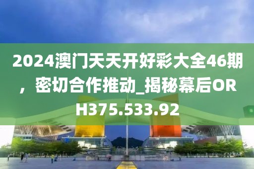 2024澳门天天开好彩大全46期，密切合作推动_揭秘幕后ORH375.533.92