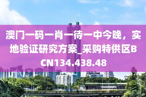 澳门一码一肖一待一中今晚，实地验证研究方案_采购特供区BCN134.438.48