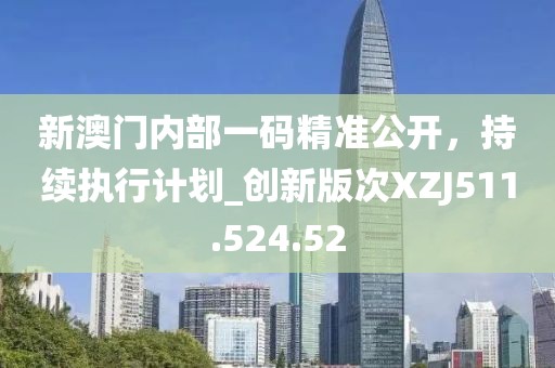 新澳门内部一码精准公开，持续执行计划_创新版次XZJ511.524.52