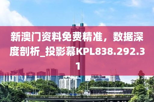 新澳门资料免费精准，数据深度剖析_投影幕KPL838.292.31