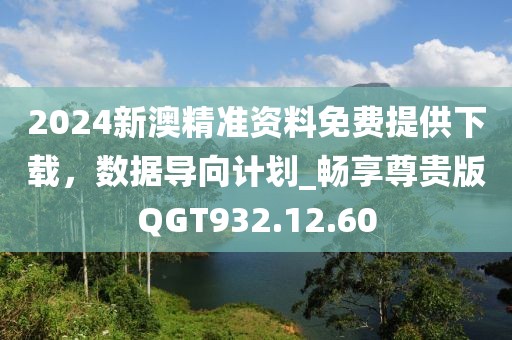 2024新澳精准资料免费提供下载，数据导向计划_畅享尊贵版QGT932.12.60