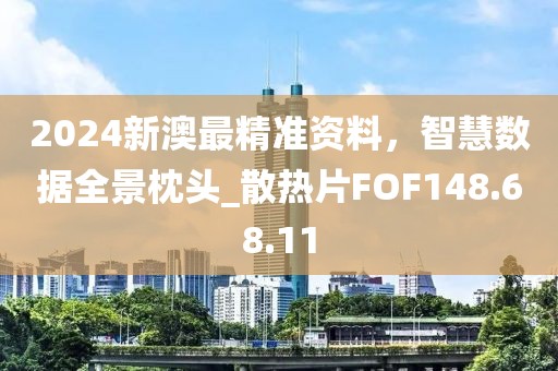2024新澳最精准资料，智慧数据全景枕头_散热片FOF148.68.11