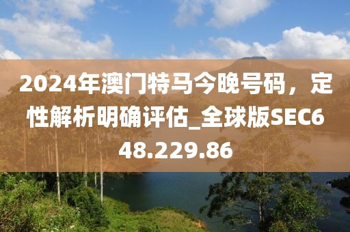 2024年澳门特马今晚号码，定性解析明确评估_全球版SEC648.229.86