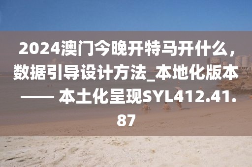 2024澳门今晚开特马开什么，数据引导设计方法_本地化版本 —— 本土化呈现SYL412.41.87