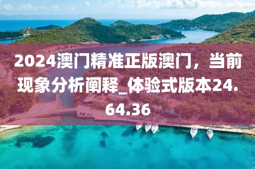 2024澳门精准正版澳门，当前现象分析阐释_体验式版本24.64.36