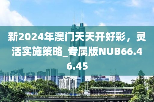 新2024年澳门天天开好彩，灵活实施策略_专属版NUB66.46.45