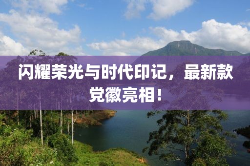 闪耀荣光与时代印记，最新款党徽亮相！
