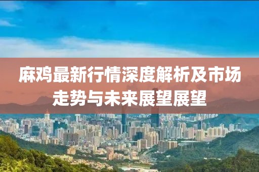 麻鸡最新行情深度解析及市场走势与未来展望展望