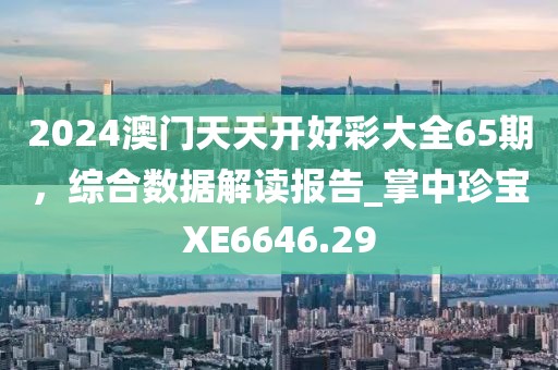 2024澳门天天开好彩大全65期，综合数据解读报告_掌中珍宝XE6646.29