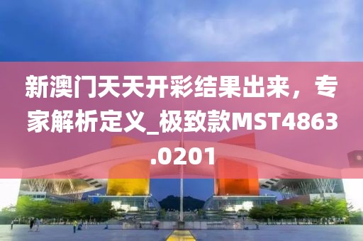 新澳门天天开彩结果出来，专家解析定义_极致款MST4863.0201