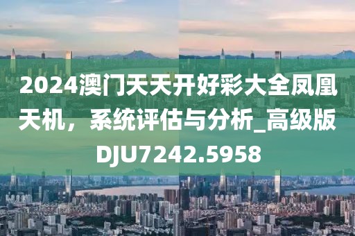 2024澳门天天开好彩大全凤凰天机，系统评估与分析_高级版DJU7242.5958