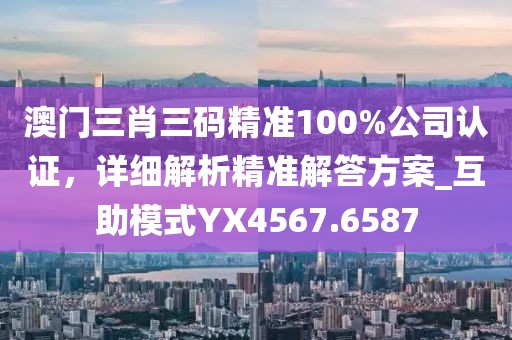 澳门三肖三码精准100%公司认证，详细解析精准解答方案_互助模式YX4567.6587