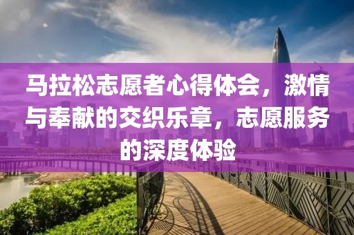 马拉松志愿者心得体会，激情与奉献的交织乐章，志愿服务的深度体验