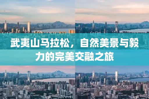 武夷山马拉松，自然美景与毅力的完美交融之旅