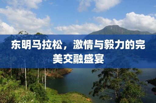 东明马拉松，激情与毅力的完美交融盛宴