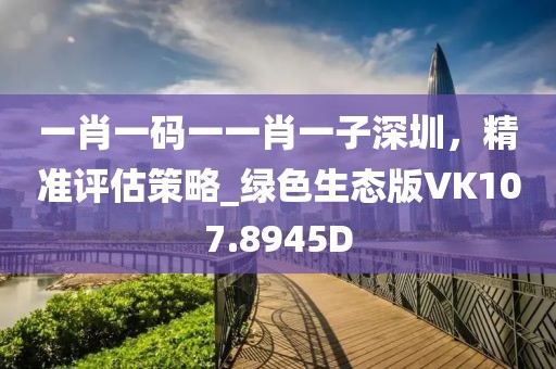 一肖一码一一肖一子深圳，精准评估策略_绿色生态版VK107.8945D