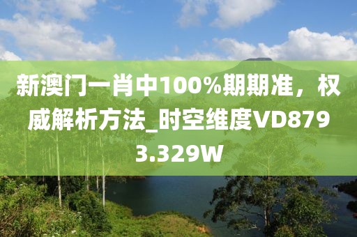 新澳门一肖中100%期期准，权威解析方法_时空维度VD8793.329W