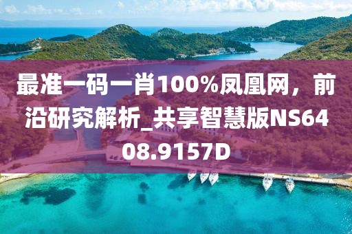 最准一码一肖100%凤凰网，前沿研究解析_共享智慧版NS6408.9157D