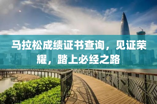 马拉松成绩证书查询，见证荣耀，踏上必经之路