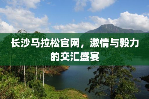 长沙马拉松官网，激情与毅力的交汇盛宴