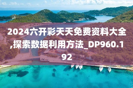 2024六开彩天天免费资料大全,探索数据利用方法_DP960.192