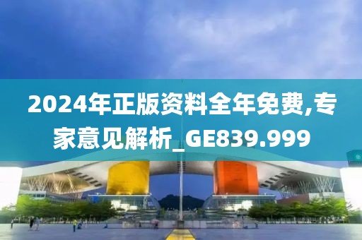 2024年正版资料全年免费,专家意见解析_GE839.999