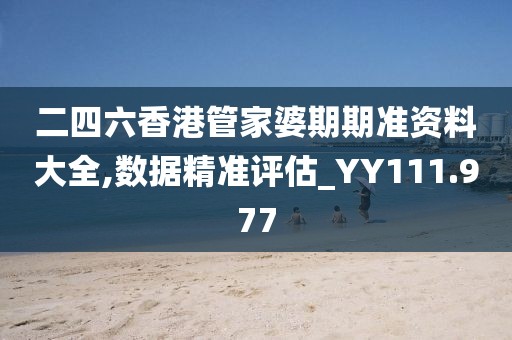 二四六香港管家婆期期准资料大全,数据精准评估_YY111.977
