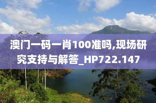 澳门一码一肖100准吗,现场研究支持与解答_HP722.147