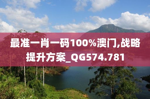 最准一肖一码100%澳门,战略提升方案_QG574.781