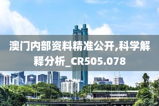 澳门内部资料精准公开,科学解释分析_CR505.078