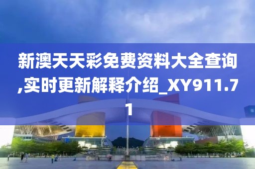 新澳天天彩免费资料大全查询,实时更新解释介绍_XY911.71