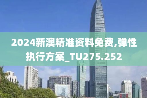 2024新澳精准资料免费,弹性执行方案_TU275.252