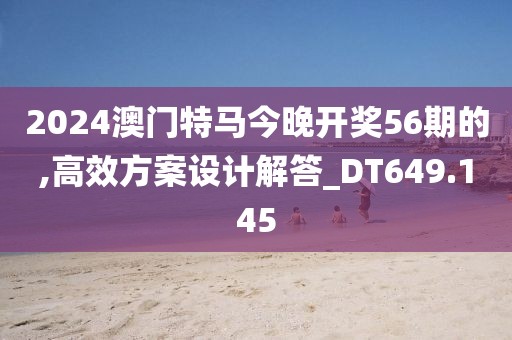 2024澳门特马今晚开奖56期的,高效方案设计解答_DT649.145