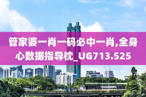 管家婆一肖一码必中一肖,全身心数据指导枕_UG713.525