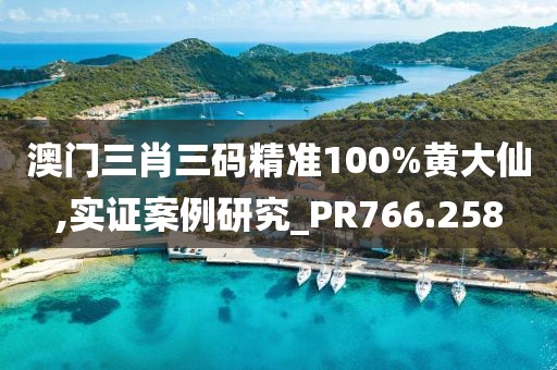 澳门三肖三码精准100%黄大仙,实证案例研究_PR766.258