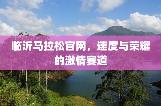 临沂马拉松官网，速度与荣耀的激情赛道
